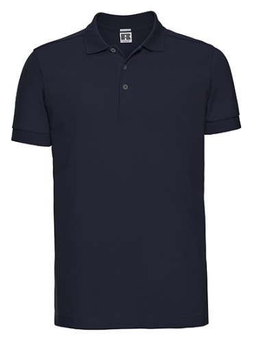 RUS-0R566M0-Men's Fitted Stretch Polo